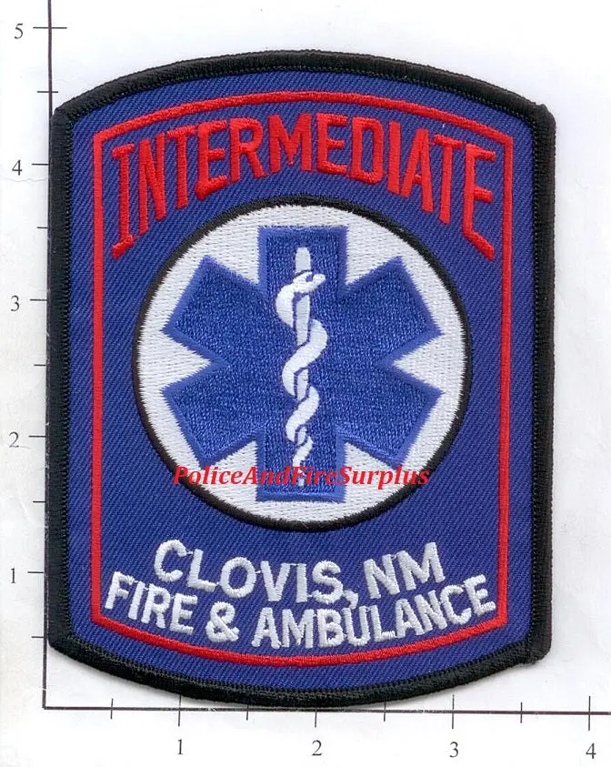 New Mexico - Clovis Fire & Ambulance Emt Intermediate Patch 1