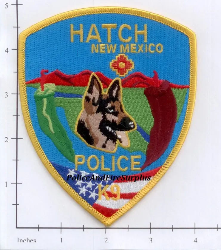 New Mexico - Hatch K-9 Police Dept Patch 1