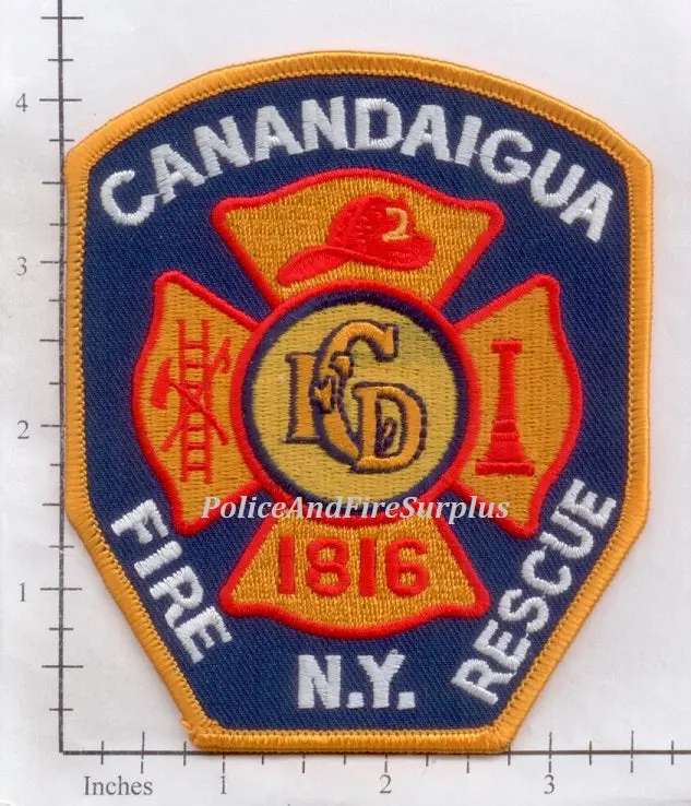 New York - Canandaigua Fire Rescue Patch 1