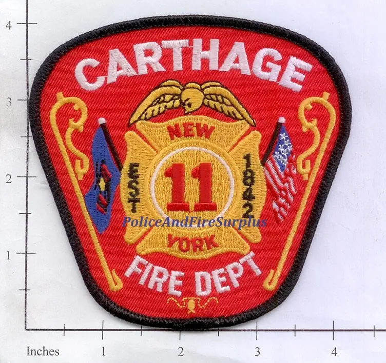 New York - Carthage Fire Dept Patch 1