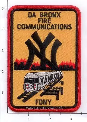 New York City Bronx Fire Communications Fire Patch V6 1