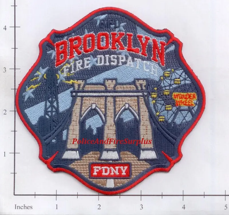 New York City Brooklyn Fire Communications Fire Patch V8 1