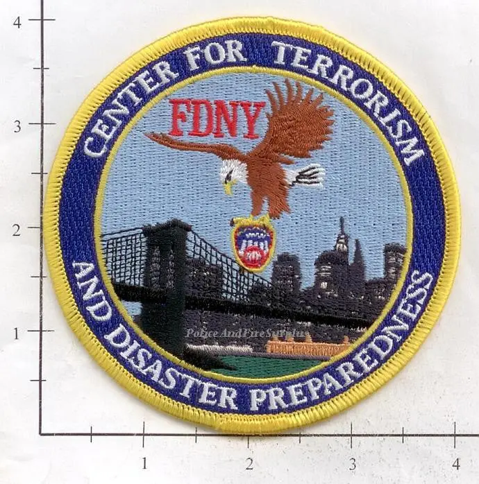 New York City Center For Terrorism And Disaster Preparedness Fire Dept Patch V1 1