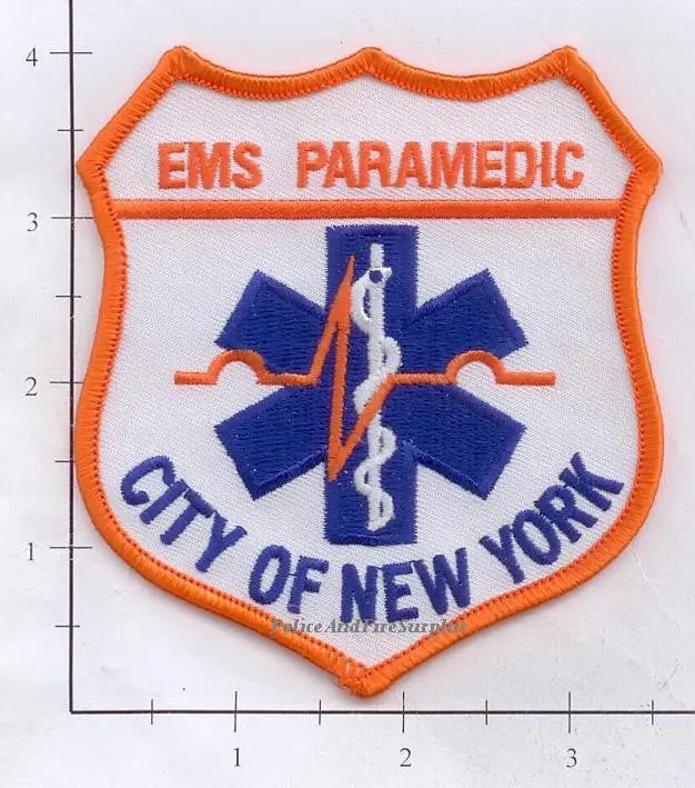 New York City City Of New York Paramedic Fire Patch V13 1
