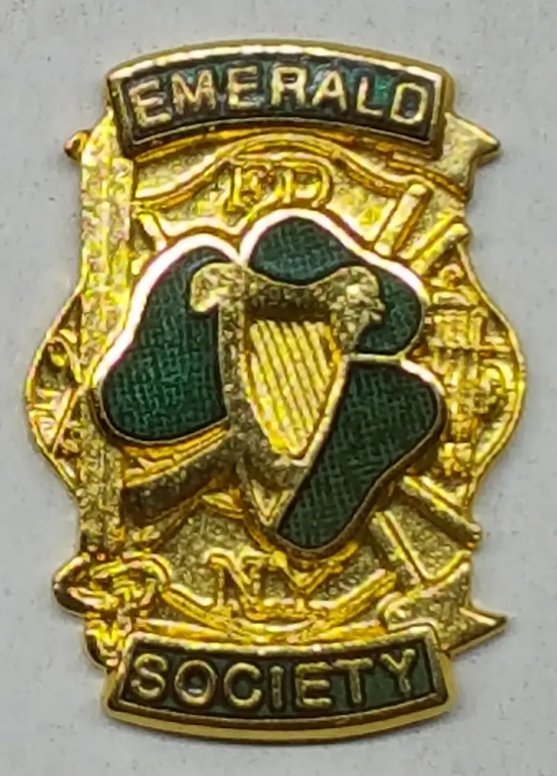 New York City Emerald Society Fire Dept Pin 1