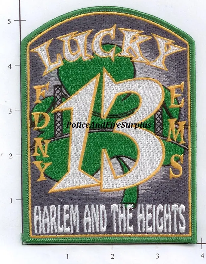 New York City Ems Battalion 13 Fire Dept Patch 1