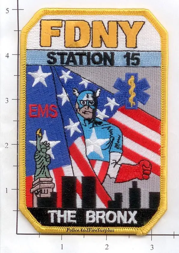New York City Ems Station 15 Fire Dept Patch V2 1