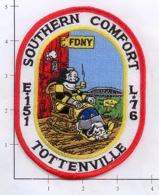 New York City Engine 151 Ladder 76 Fire Dept Patch V1 1
