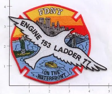 New York City Engine 153 Ladder 77 Fire Patch V3 1