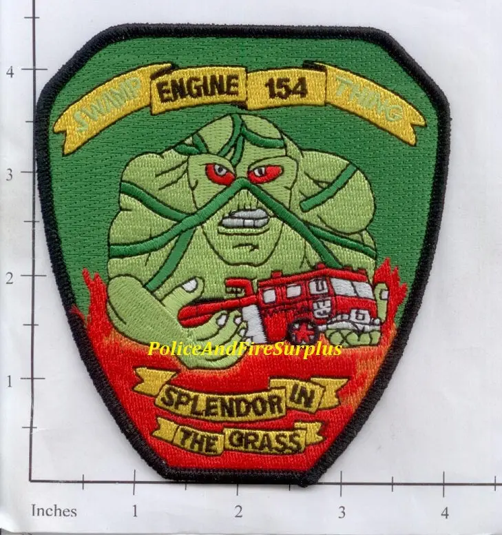 New York City Engine 154 Fire Patch V17 Swamp Thing 1
