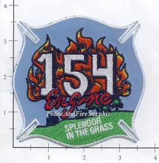 New York City Engine 154 Fire Patch V9 1