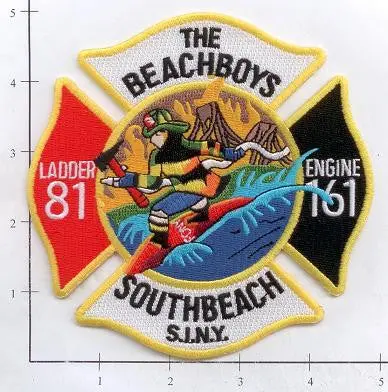 New York City Engine 161 Ladder 81 Fire Patch V2 1