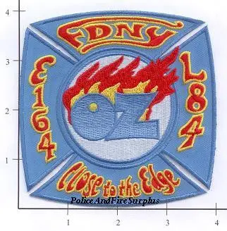 New York City Engine 164 Ladder 84 Fire Patch V6 1
