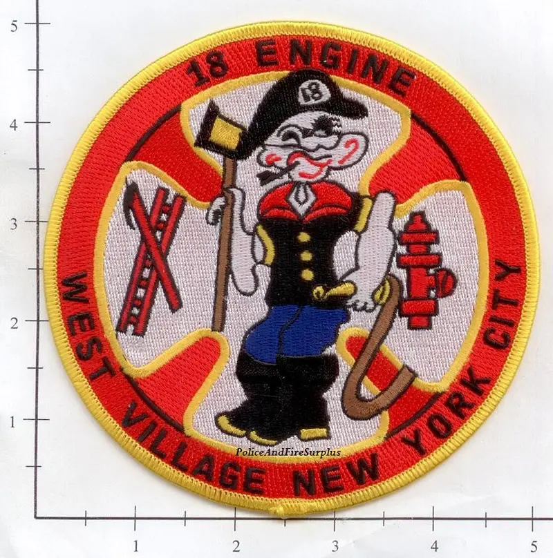 New York City Engine  18 Fire Patch V11 Popeye 1