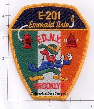 New York City Engine 201 Fire Patch V7 Emerald Isle 1