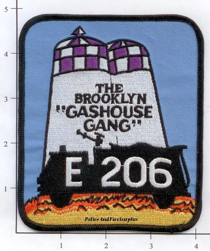 New York City Engine 206 Fire Patch V2 Purple 1