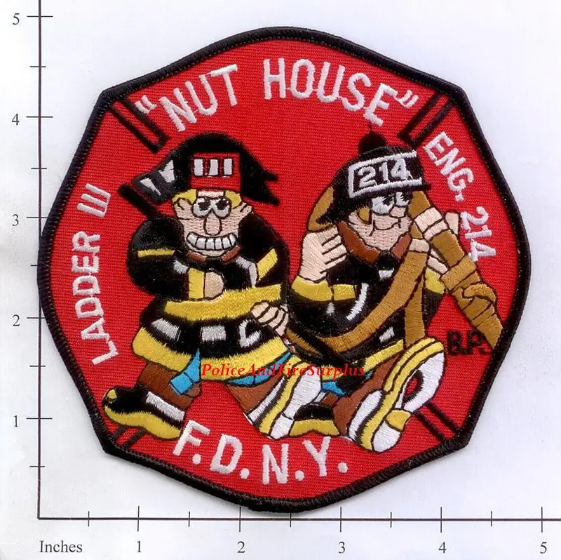 New York City Engine 214 Ladder 111 Fire Dept Patch V26 1