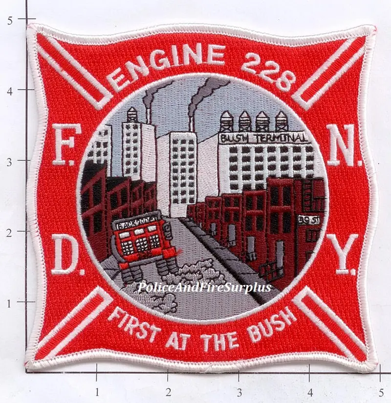 New York City Engine 228 Fire Patch V2 1