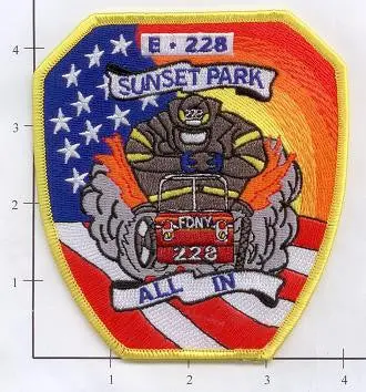 New York City Engine 228 Fire Patch V6 All In 1