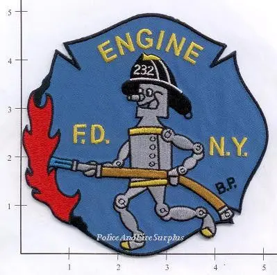 New York City Engine 232 Fire Patch V2 1