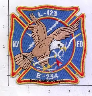 New York City Engine 234 Ladder 123 Fire Dept Patch V4 1