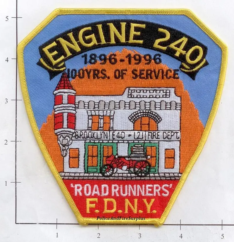 New York City Engine 240 100Th Anniversary Fire Patch V5 1