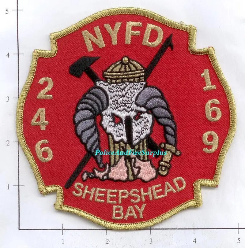New York City Engine 246 Ladder 169 Fire Patch V6 1