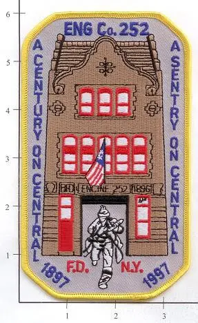 New York City Engine 252 Fire Patch V3 1
