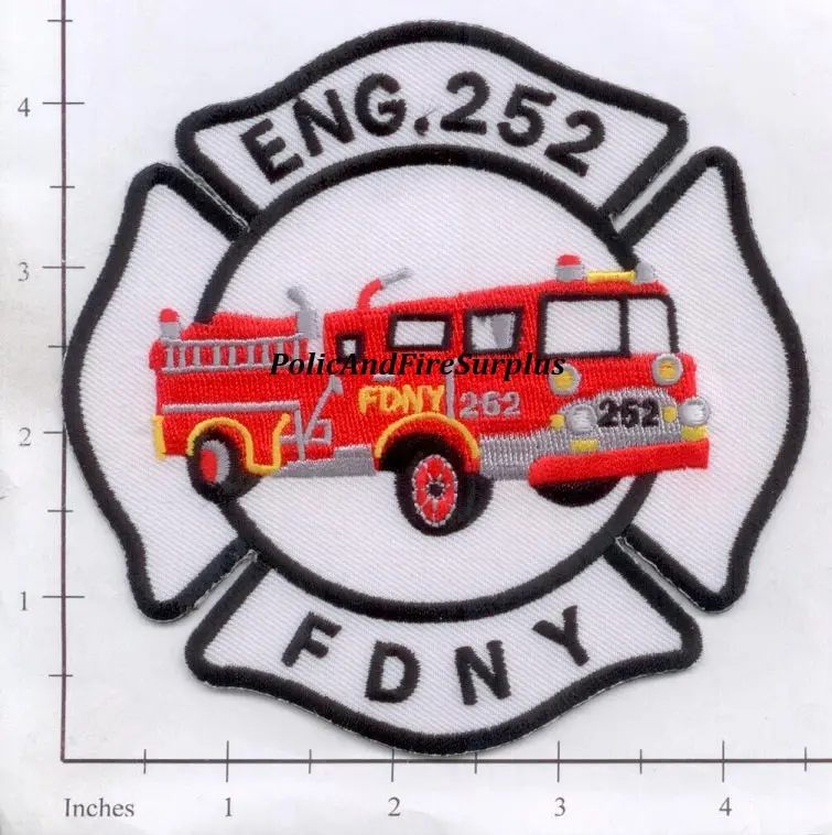 New York City Engine 252 Fire Patch V6 1