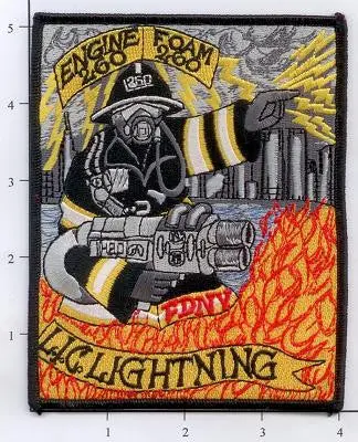 New York City Engine 260 Fire Patch V4 Lic Lightning 1