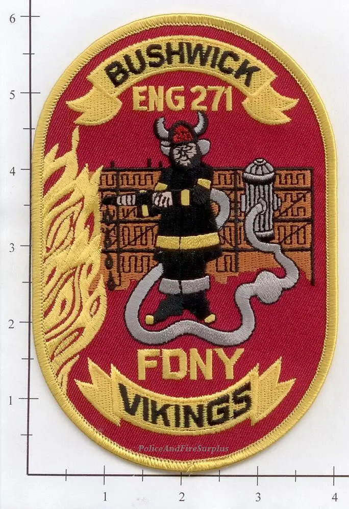 New York City Engine 271 Fire Patch V4 Vikings 1