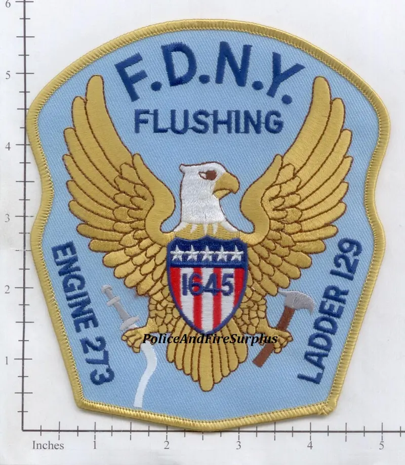 New York City Engine 273 Ladder 129 Fire Patch 1