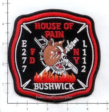 New York City Engine 277 Ladder 112 Fire Patch V13 House Of Pain 1