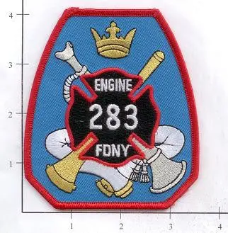New York City Engine 283 Fire Dept Patch V4 1