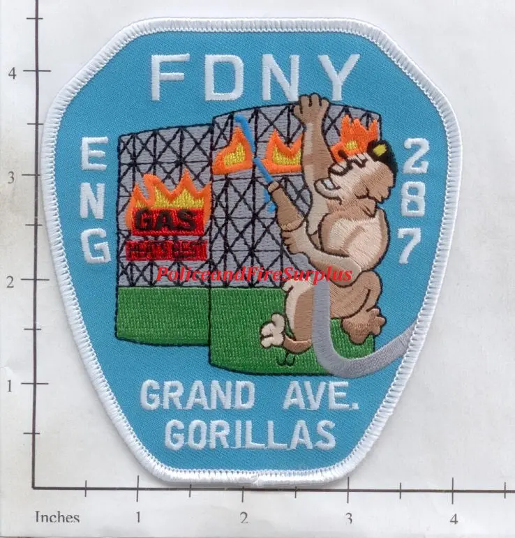 New York City Engine 287 Fire Dept Patch V8 1