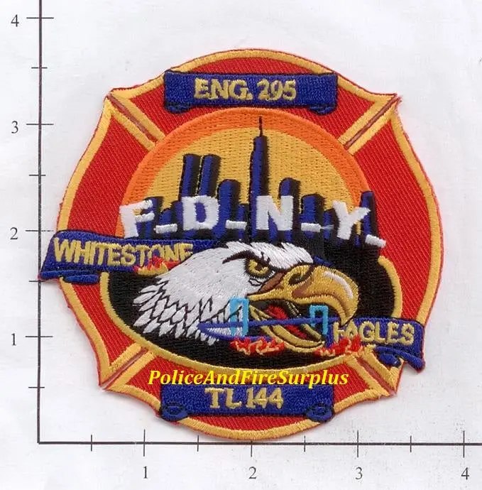 New York City Engine 295 Ladder 144 Fire Patch V5 1