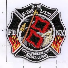 New York City Engine 298 Ladder 127 Battalion 50 Fire Patch V3 1