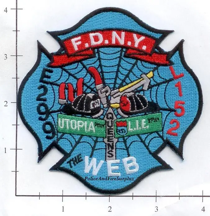 New York City Engine 299 Ladder 152 Fire Dept Patch V6 Web 1