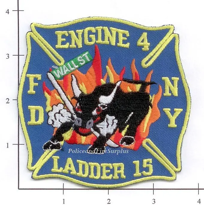 New York City Engine   4 Ladder 15 Fire Dept Patch V1 1