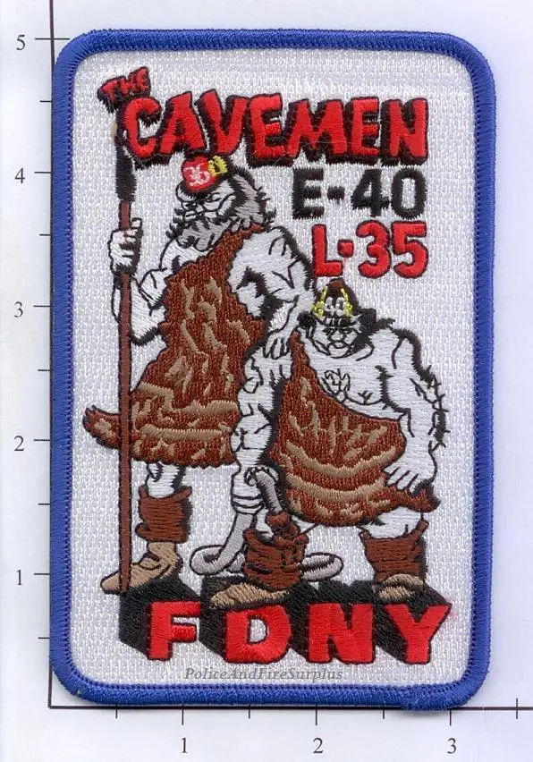 New York City Engine  40 Ladder 35 Fire Patch V8 Cavemen 1