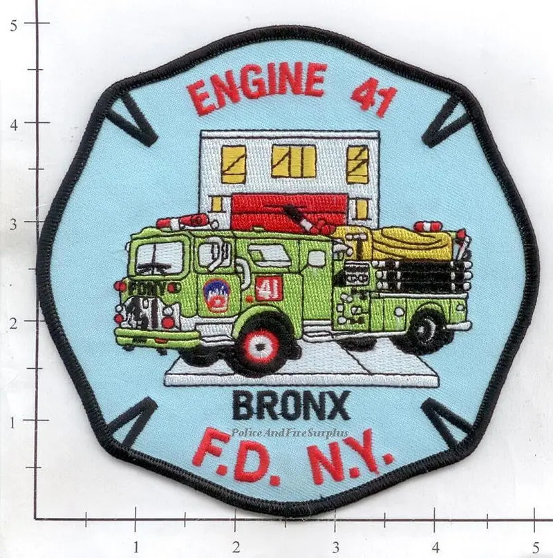 New York City Engine  41 Fire Patch V20 Red Rims 1