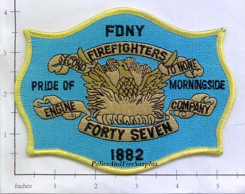New York City Engine  47 Fire Dept Patch V8 1