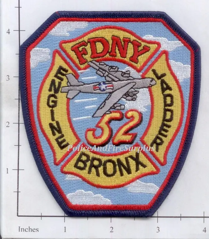 New York City Engine  52 Ladder 52 Fire Dept Patch V11 1