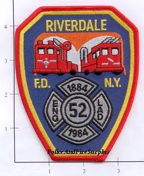 New York City Engine  52 Ladder 52 Fire Dept Patch V2 1