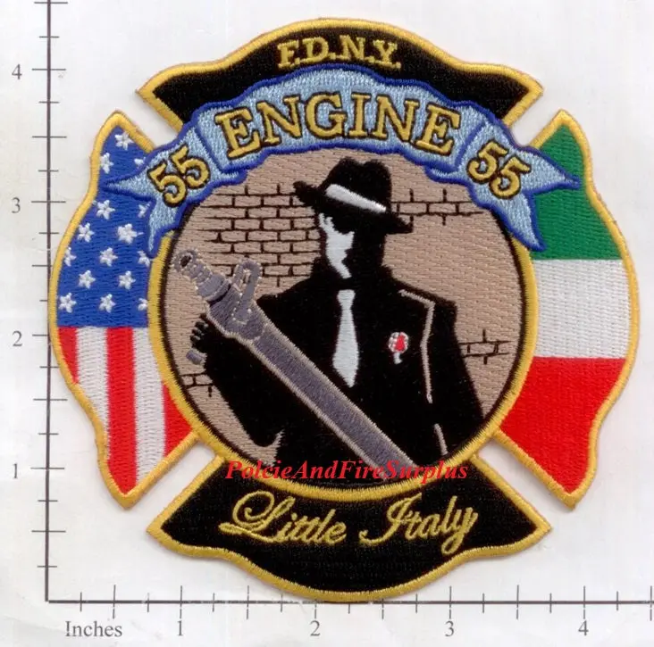 New York City Engine 55 Fire Patch V14 Gangster 1