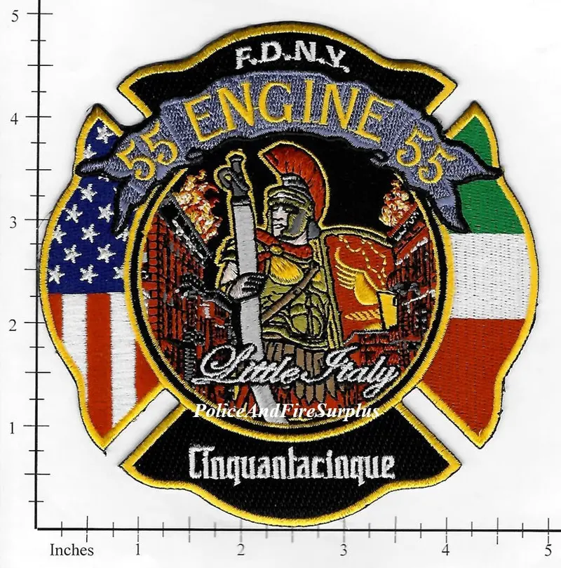 New York City Engine  55 Fire Patch V16 Knight 1