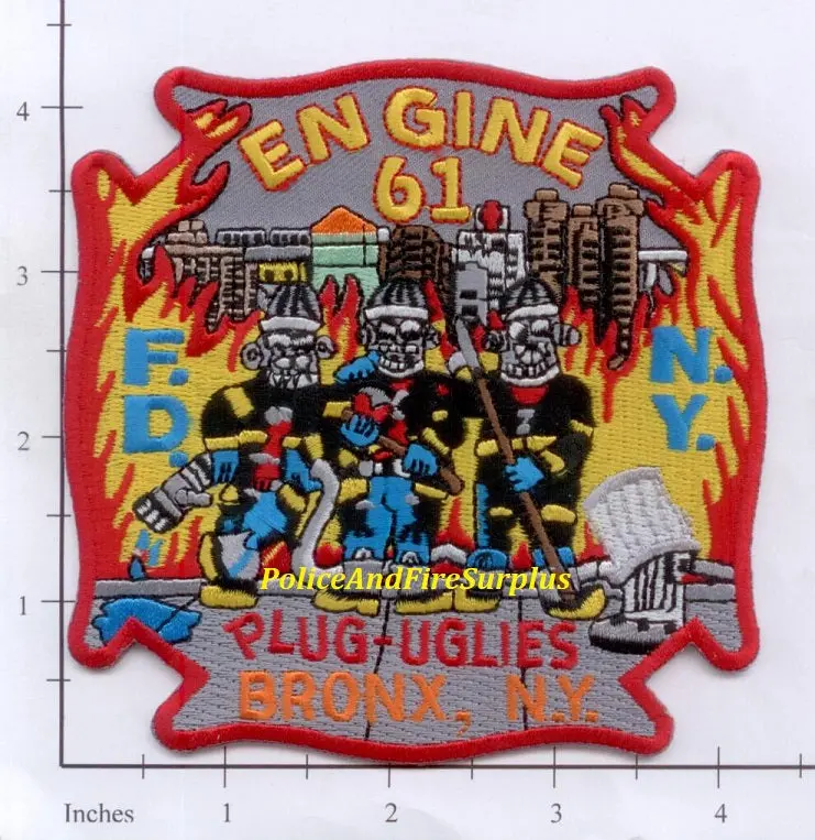 New York City Engine 61 Fire Patch V3 1