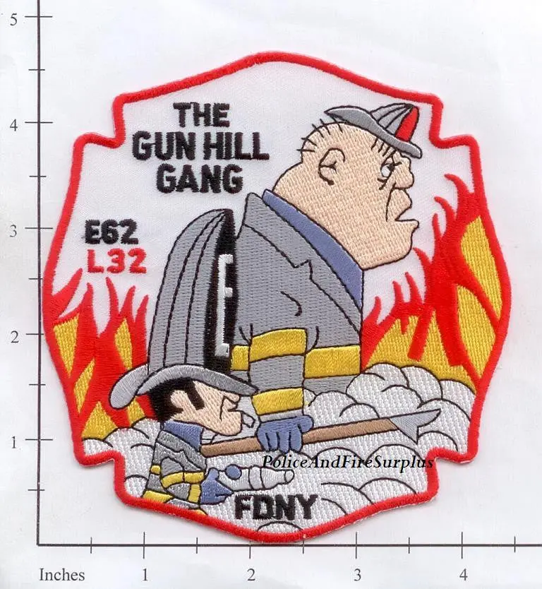 New York City Engine  62 Ladder 32 Fire Patch V9 Gun Hill Gang 1