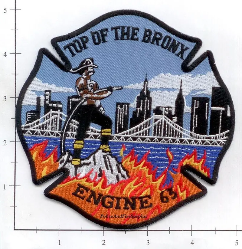 New York City Engine  63 Fire Dept Patch V11 1
