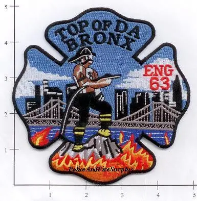 New York City Engine  63 Fire Dept Patch V6 1